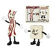 Bacon vs. Tofu Bendable Figure Set